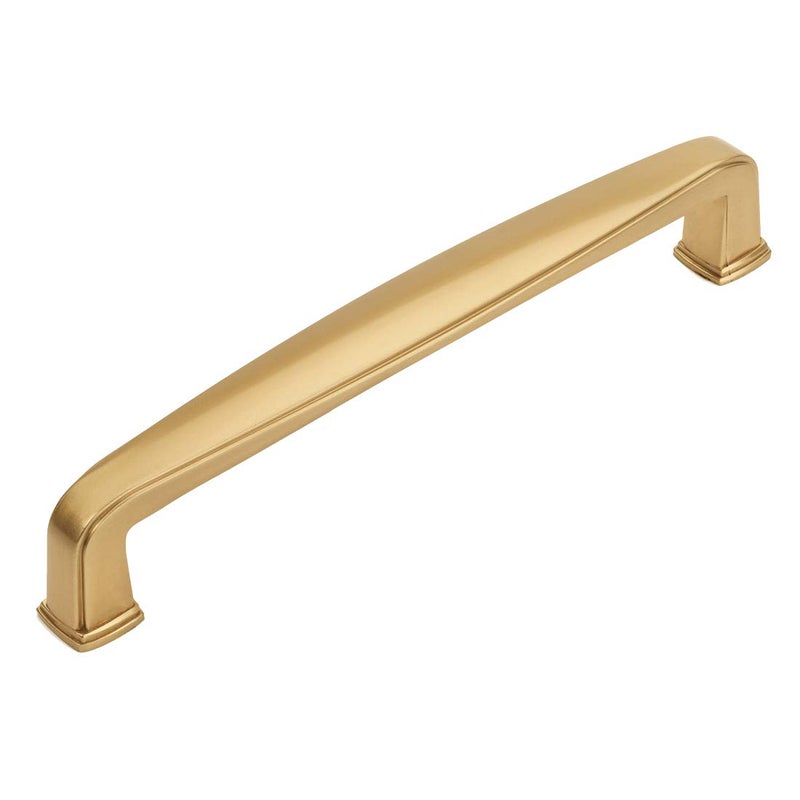 Cosmas 10 Pack 4392-128GC Gold Champagne Modern Cabinet Hardware Handle Pull - 5" Inch (128mm) Hole Centers